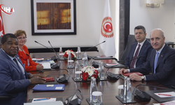 Numan Kurtulmuş, PAB Genel Sekreteri Chungong ve Genel Kurul Sekreteri Jabre ile Görüştü