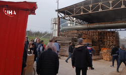 İnegöl'de Mobilya Fabrikasında Korkutan Yangın