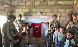 Barış Pınarı Harekat Bölgesindeki Çocuklara 23 Nisan Sürprizi