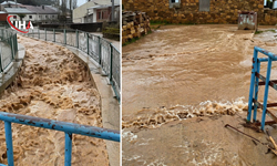 Sivas'ta Sağanak Sonrası Irmak Taştı: Tarım Arazileri Sular Altında Kaldı