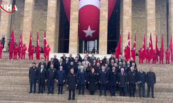 Bakan Tekin ve 81 İlden Gelen Öğrenciler Anıtkabir Huzurunda