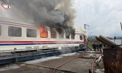 Sakarya’da Vagon Üretim Tesisinde Yangın Çıktı