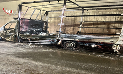 Pendik’te Tünelde Korku Dolu Anlar: Alev Alan Kamyonet Yangın Paniği Yarattı