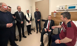 Mustafa Destici, Kaymakam Ahmet Kurt’u Hastanede Ziyaret Etti