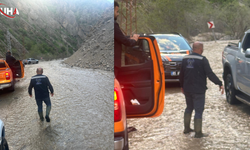 Hakkari’de Kaval Deresi Taştı: Köy Yolları Sular Altında Kaldı