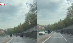Sarıyer’de Motosikletliye Minibüs Çarptı: Sürücü Arkasına Bile Bakmadan Kaçtı