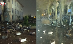 Elazığ’da, Camiye Yıldırım Düştü, Minare Yıkıldı