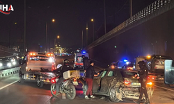 İstanbul D-100’de Üç Araç Birbirine Girdi: Yol Kapatıldı