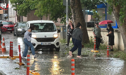 Edirne’de Aniden Bastıran Dolu ve Sağanak Yağış