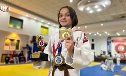 Küçük Judocu Melisa Liva Darka Madalya Yağmuru