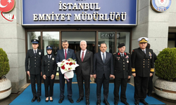 İçişleri Bakanı Çiftçi, İstanbul Emniyet Müdürlüğünü Ziyaret Etti