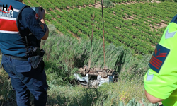Manisa'da Kontrolden Çıkan Araç Uçuruma Uçtu: 1 Ölü