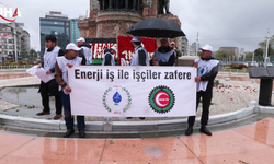 Taksim'de 1 Mayıs Mesaisi: HAK-İŞ "Alın Terinin" Sesi Oldu