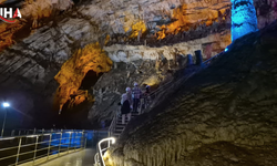 Gökgöl Mağarası Bayram Tatilinde Turizm Rekoru Kırdı