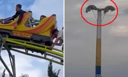Lunaparkta Arızalanan Oyuncakta Baş Aşağı Mahsur Kaldılar