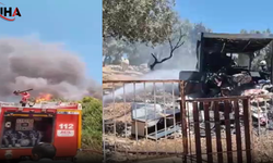 Bodrum'da Elektrik Tesisatı Yangın Çıkardı