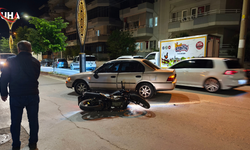 Edirne'de Otomobille Motosiklet Çarpıştı: 2 Yaralı