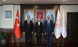 Sağlık-Sen'den Aile ve Sosyal Hizmetler Bakanı Göktaş'a Ziyaret