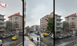 Ankara'da Aniden Bastıran Yağış Hayatı Olumsuz Etkiledi