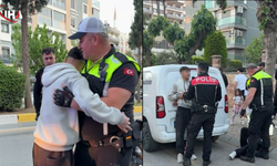 Polisten Kaçan Motosikletli Genç, Kaza Yapınca Polise Sarılıp Ağladı