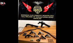 Bornova’da Silah Operasyonu: Evler Cephaneliğe Dönmüş