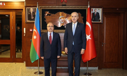 TBMM Başkanı Kurtulmuş Bakü Büyükelçiliğini Ziyaret Etti