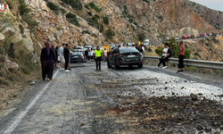 Mersin'de Yola Dökülen Mazot Zincirleme Kazaya Yol Açtı