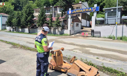 Rize'de Saatte 79 Kilometre Hız Yapan Ahşap Araca El Konuldu