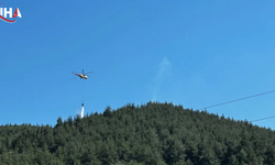 Manisa'da Orman Ekiplerinden Yangına Müdahale