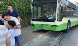 Halk Otobüsü Anne ve Bebeğine Çarptı