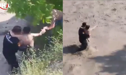 Azerbaycan'da Torununu Kurtarmak İsteyen Dede Akıntıya Kapıldı