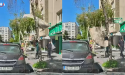 Yüksekten Düşen Halı Mağaza Çalışanını Yaraladı