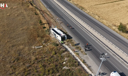 Korkunç Kazadan Emniyet Kemeriyle Sağ Kurtuldu