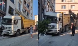 Tekirdağ'da Freni Boşalan Kamyon Eve Girdi