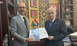 Devlet Bahçeli, UASEB Genel Başkanı Geylan'ı Kabul Etti