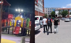 Aksaray'da Çocuk Parkına Motosikletle Giren Kuryeler, Trafikten Menedildi