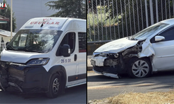 Eskişehir'de Trafik Kazası: Kavşakta İki Araç Çarpıştı