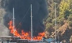 Fethiye'de Can Pazarı: Yanan Gemiden Atlayarak Kurtuldular