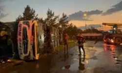 Kayseri’de Yolcu Otobüsü İle Akaryakıt Tankeri Çarpıştı: 2’si Ağır 35 Yaralı!