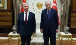 Cumhurbaşkanı Erdoğan, Mansur Yavaş'la Görüştü