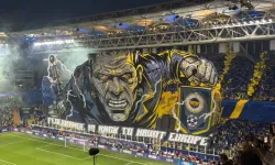 Fenerbahçe'den Roma Maçı Öncesi Koreografi