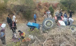 Manisa'da Traktörün Devrildiği Kazada 2 Kişi Öldü