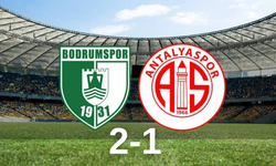 Bodrum FK Deplasmanda Antalyaspor’u 2-1 Devirdi