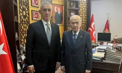 Devlet Bahçeli, TFF Başkanı İbrahim Hacıosmanoğlu'nu Kabul Etti