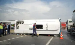 Antalya'da Yolcu Otobüsü Devrildi! Yaralılar Var: Birinin Durumu Ağır