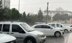 Kahramanmaraş'ta Sağanak Sonrası Dolu Yağışı
