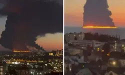 Karadeniz'de Petrol Tankeri Vuruldu! Sahiller Kapatıldı