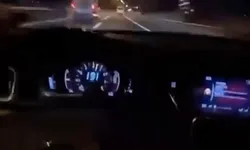 Otoyolda Tehlike Saçan Sürücünün Ehliyetine El Konuldu