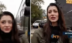 NTV Muhabirine Canlı Yayında İETT Otobüsü Çarptı! O Anlar Kamerada