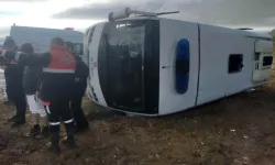 Sivas'ta Devrilen Cezaevi Nakil Aracında 7 Kişi Yaralandı